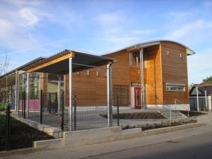 Eingangsbereich Kita-Gebäude